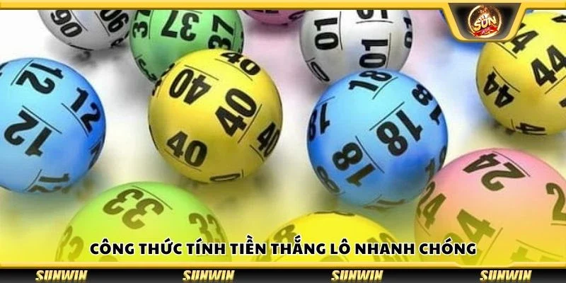 Công thức tính tiền thắng lô nhanh chóng