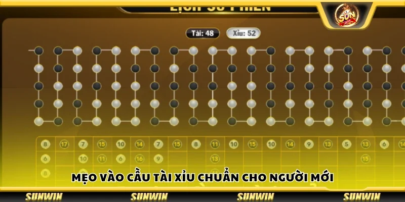 Mẹo vào cầu Tài Xỉu chuẩn cho người mới